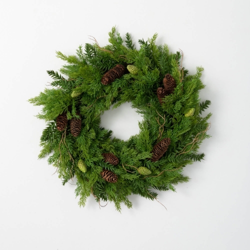 Cedar Hemlock Wreath 22